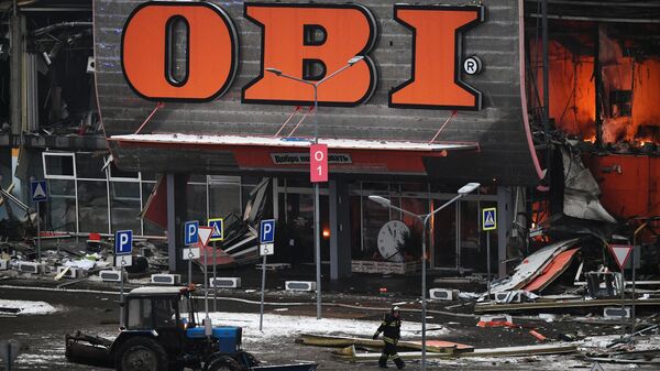俄紧急情况部：莫斯科州一购物中心起火 - 俄罗斯卫星通讯社