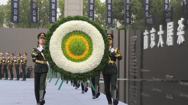 中国举行第九个南京大屠杀死难者国家公祭日 - 俄罗斯卫星通讯社