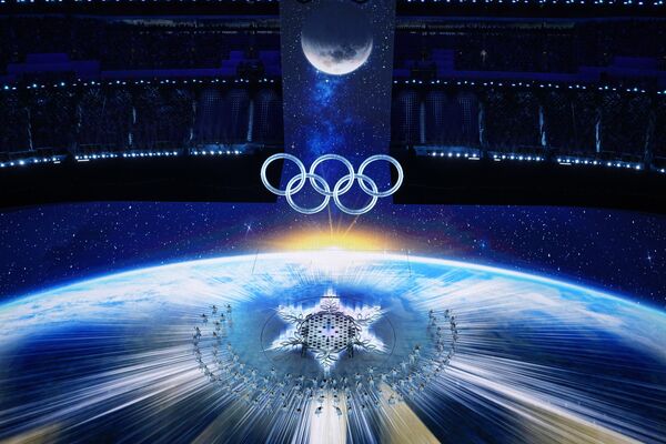 2022年2月4日，北京2022年冬奧會開幕式的舞蹈表演。 - 俄羅斯衛星通訊社