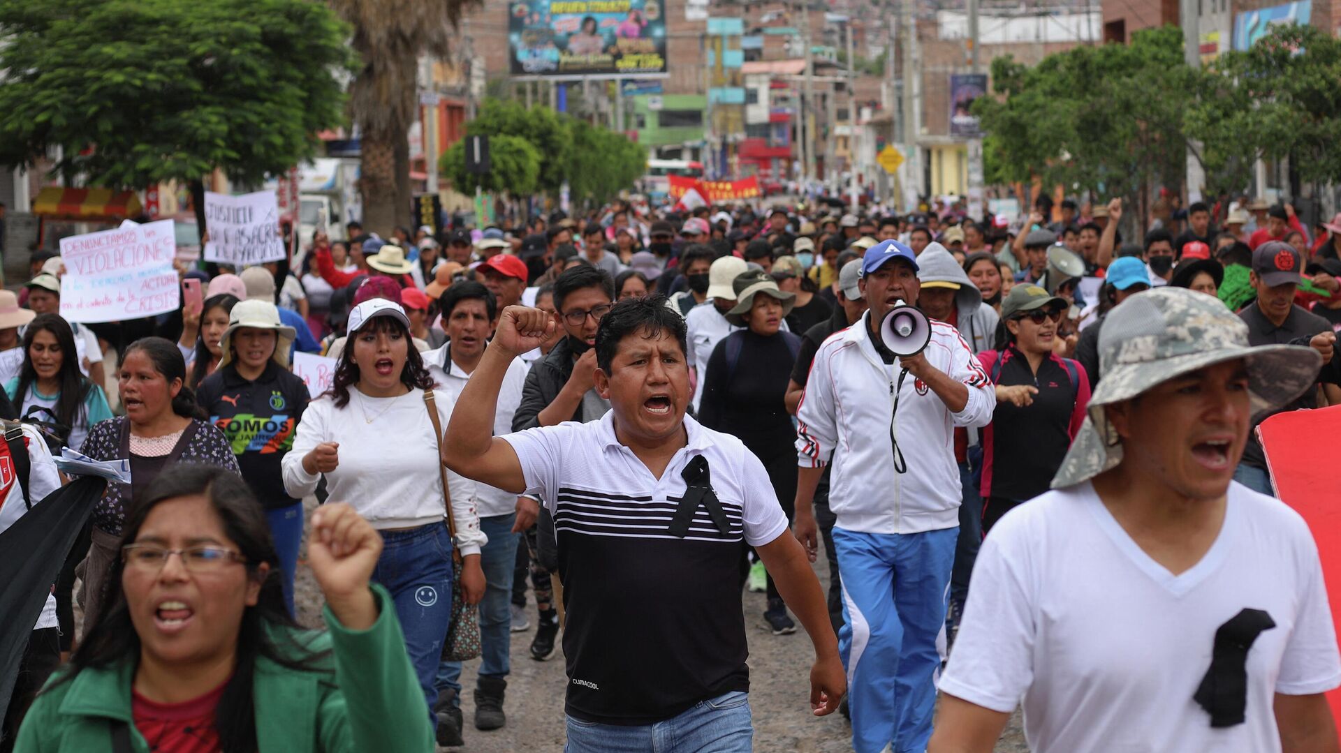 媒體：秘魯旅遊城市抗議造成1死34傷 - 俄羅斯衛星通訊社, 1920, 12.01.2023