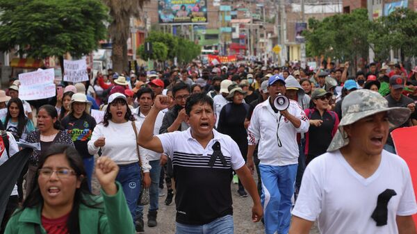媒体：秘鲁旅游城市抗议造成1死34伤 - 俄罗斯卫星通讯社