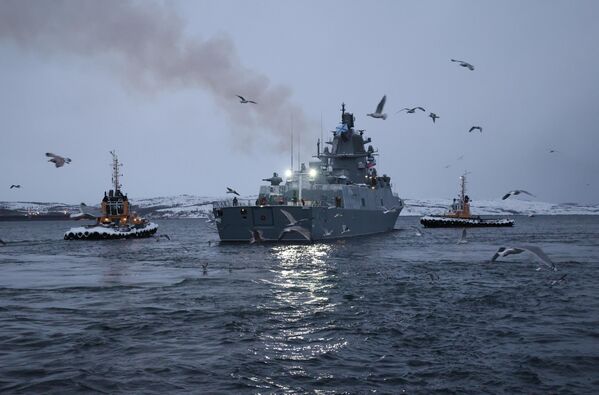 “戈尔什科夫海军元帅”号护卫舰起航进入战斗值勤。 - 俄罗斯卫星通讯社