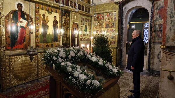 普京祝賀東正教徒和所有俄羅斯公民聖誕節快樂 - 俄羅斯衛星通訊社
