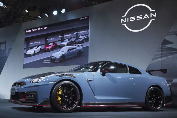 日本日產汽車公司在2023年東京車展中展出GT-R 2024汽車。 日本日產汽車公司在2023年東京車展中展出GT-R 2024汽車。 - 俄羅斯衛星通訊社