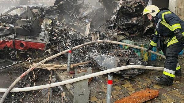 乌国家紧急情况局：布罗瓦里直升机坠毁事件致14人遇难25人受伤 - 俄罗斯卫星通讯社