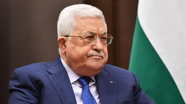 巴勒斯坦總統馬哈茂德·阿巴斯 - 俄羅斯衛星通訊社