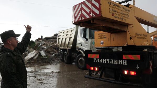 俄羅斯軍人在敘利亞開展震後救災工作。 - 俄羅斯衛星通訊社