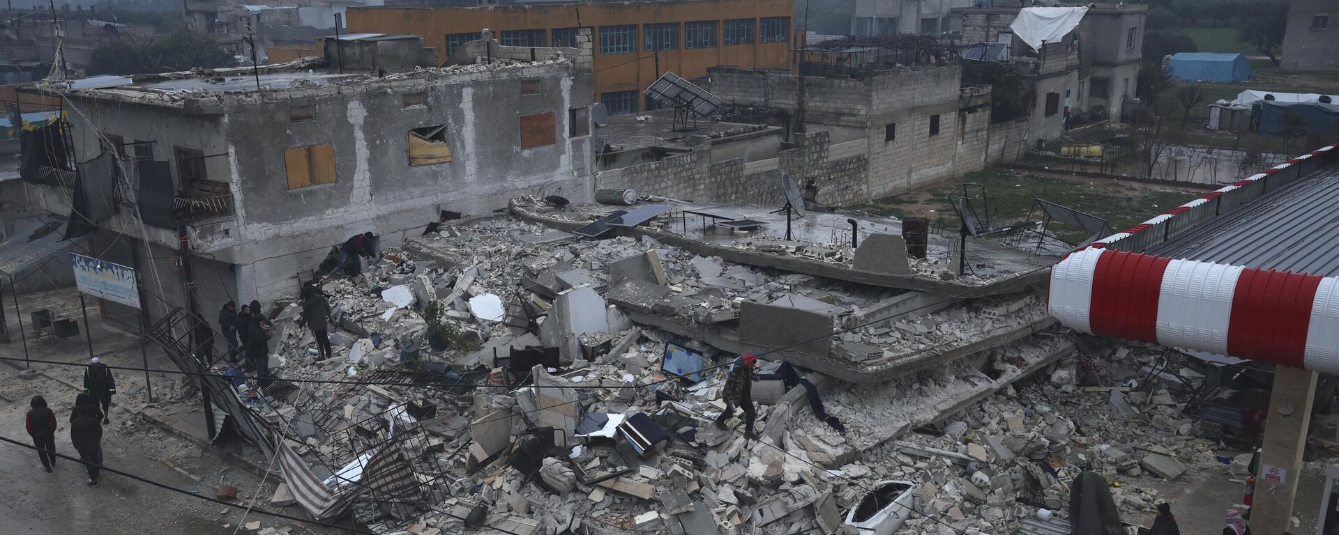 叙利亚卫生部长：地震死亡人数1414人 - 俄罗斯卫星通讯社, 1920, 13.02.2023