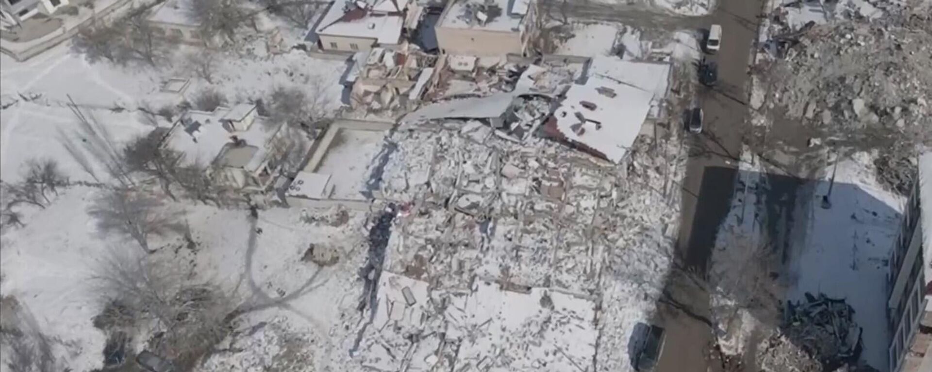 土耳其城市埃尔比斯坦在地震后的受损画面  - 俄罗斯卫星通讯社, 1920, 09.02.2023