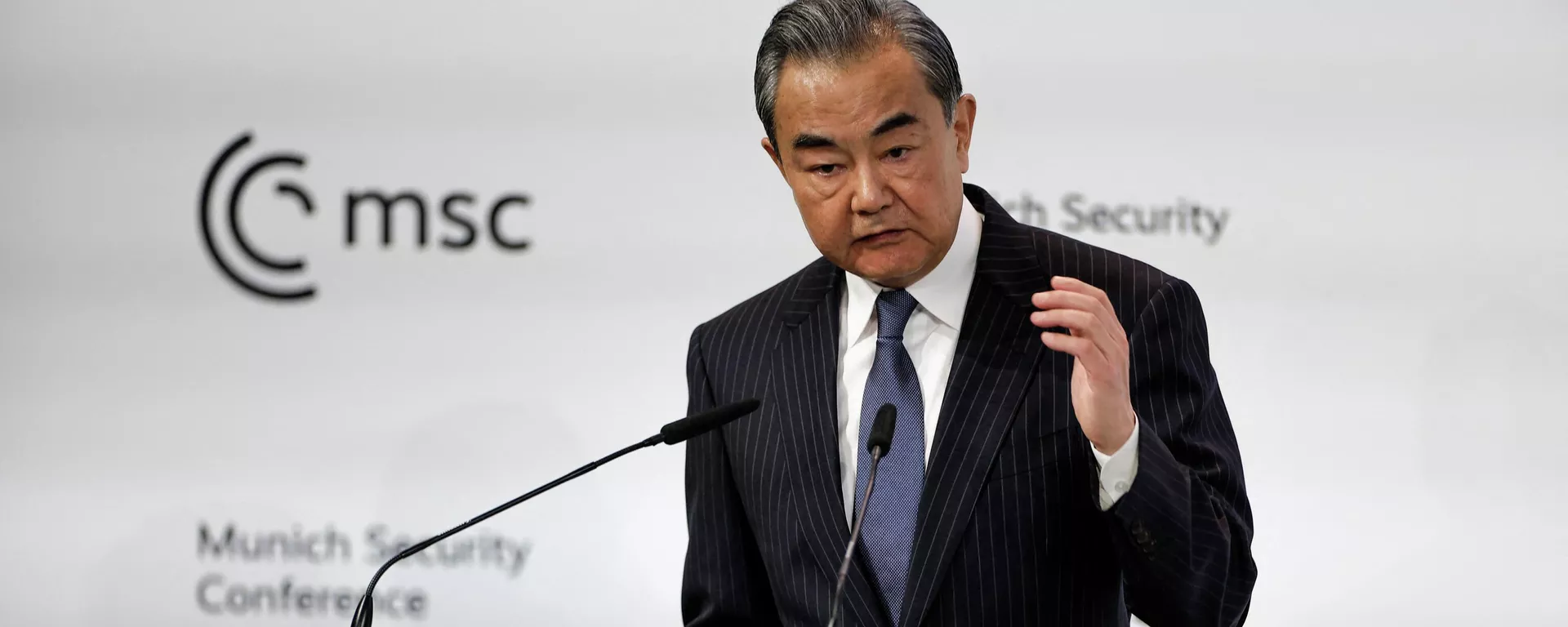 中共中央政治局委員、中央外事工作委員會辦公室主任王毅 - 俄羅斯衛星通訊社, 1920, 21.02.2023