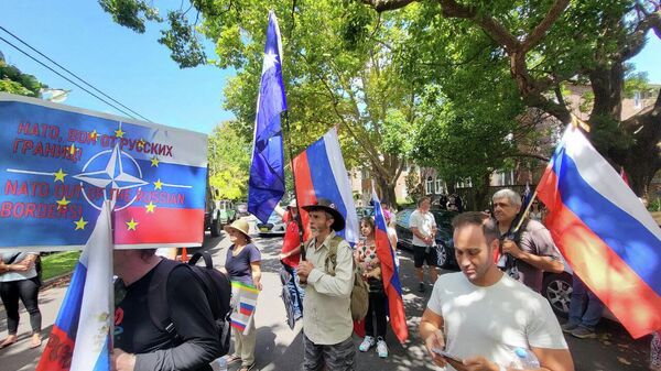 在悉尼和其他澳大利亞城市爆發支持俄羅斯的集會 - 俄羅斯衛星通訊社