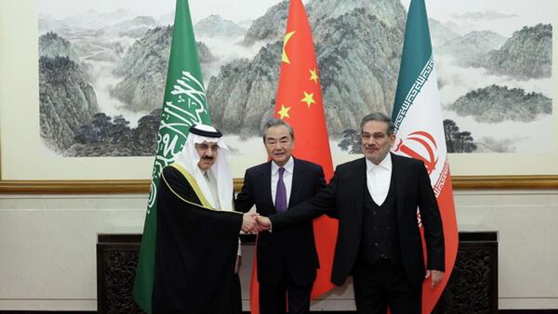 伊朗最高国家安全委员会秘书长感谢中国帮助伊朗与沙特签订伊朗与沙特恢复外交关系的协议 - 俄罗斯卫星通讯社, 1920, 15.03.2023