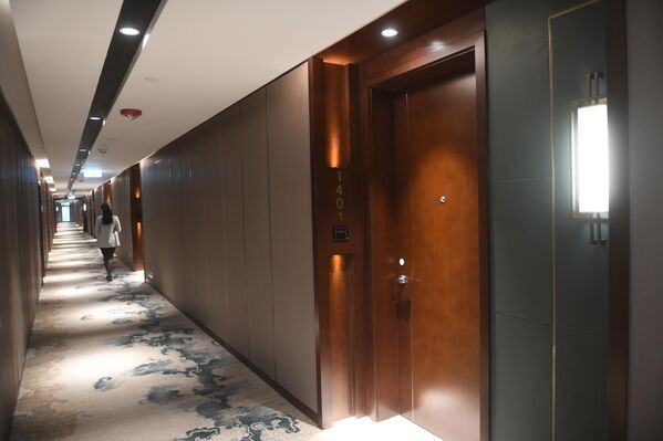 莫斯科陽光酒店內的走廊。作為中國商業中心“華銘園”的一部分,中國品牌“陽光”經營的高級酒店於2022年9月30日在莫斯科開業。 莫斯科陽光酒店內的走廊。作為中國商業中心“華銘園”的一部分,中國品牌“陽光”經營的高級酒店於2022年9月30日在莫斯科開業。 - 俄羅斯衛星通訊社