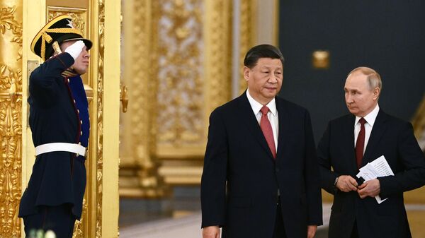 Встреча президента РФ В. Путина и председателя КНР Си Цзиньпина - 俄罗斯卫星通讯社