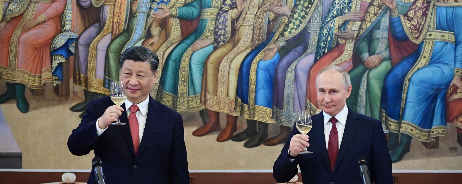 俄中会谈以为中国国家主席举行国宴结束 - 俄罗斯卫星通讯社, 1920, 22.03.2023