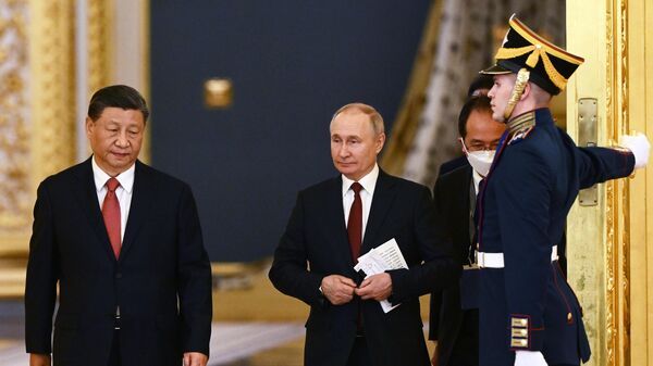 佩斯科夫稱，普京與習近平長時間的會晤說明兩國領導人交流的互信氣氛以及會談內容豐富 - 俄羅斯衛星通訊社
