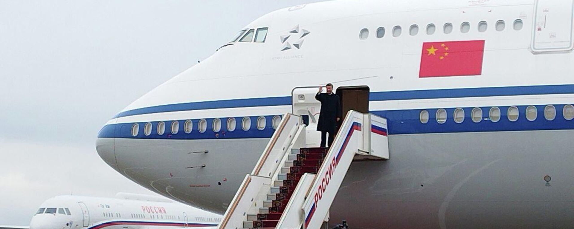 中國國家主席習近平乘專機從莫斯科起飛 - 俄羅斯衛星通訊社, 1920, 22.03.2023