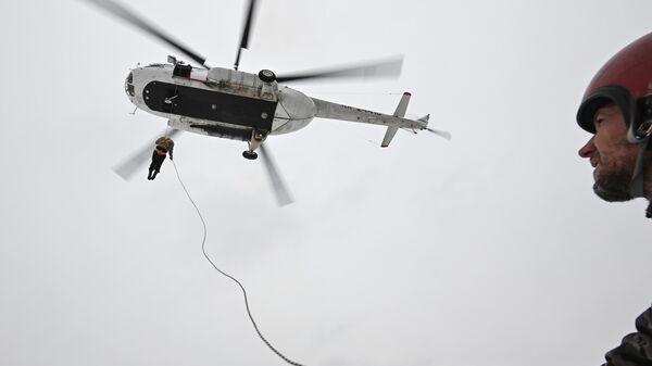 新西伯利亞空軍基地直升機 - 俄羅斯衛星通訊社