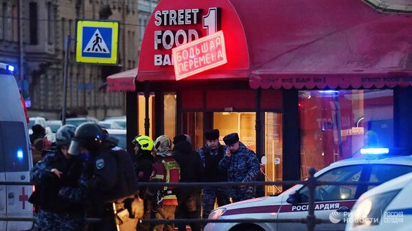 圣彼得堡咖啡馆发生爆炸 - 俄罗斯卫星通讯社