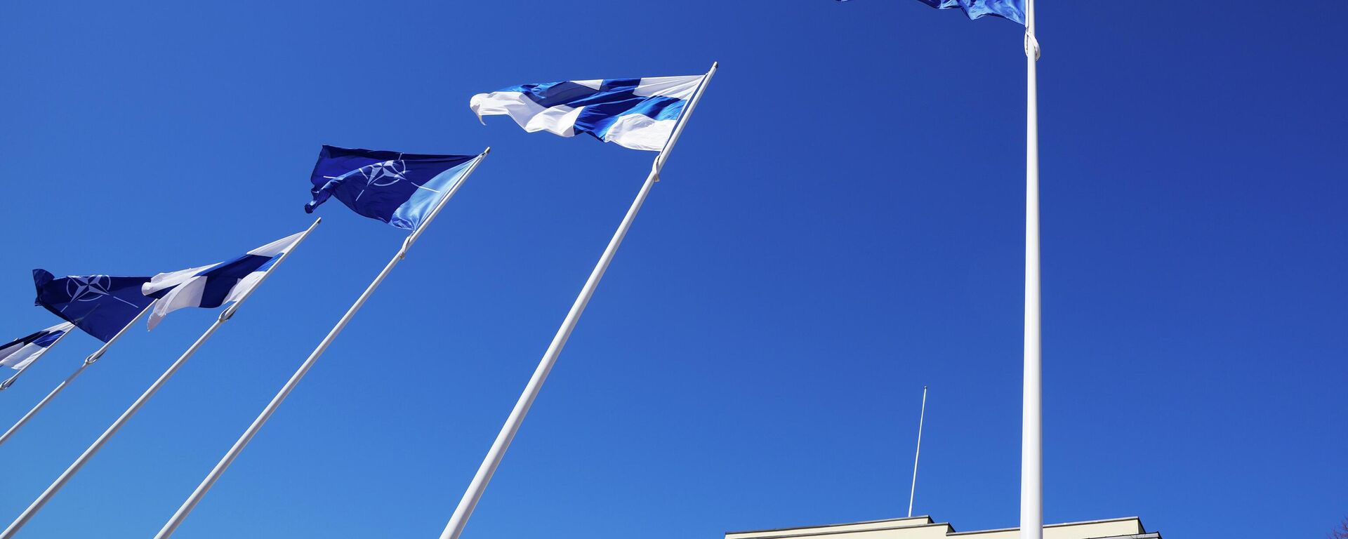 北约第31个成员国-芬兰国旗在布鲁塞尔升起 - 俄罗斯卫星通讯社, 1920, 04.04.2023