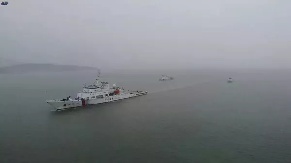 台湾海峡大型巡航救助船“海巡06”轮 - 俄罗斯卫星通讯社