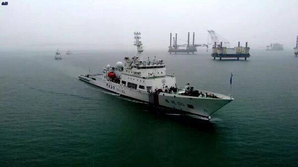 台灣海峽大型巡航救助船“海巡06”輪 - 俄羅斯衛星通訊社