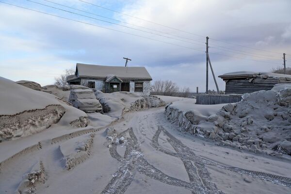 勘察加希韦卢奇火山喷发。 勘察加希韦卢奇火山喷发。 - 俄罗斯卫星通讯社
