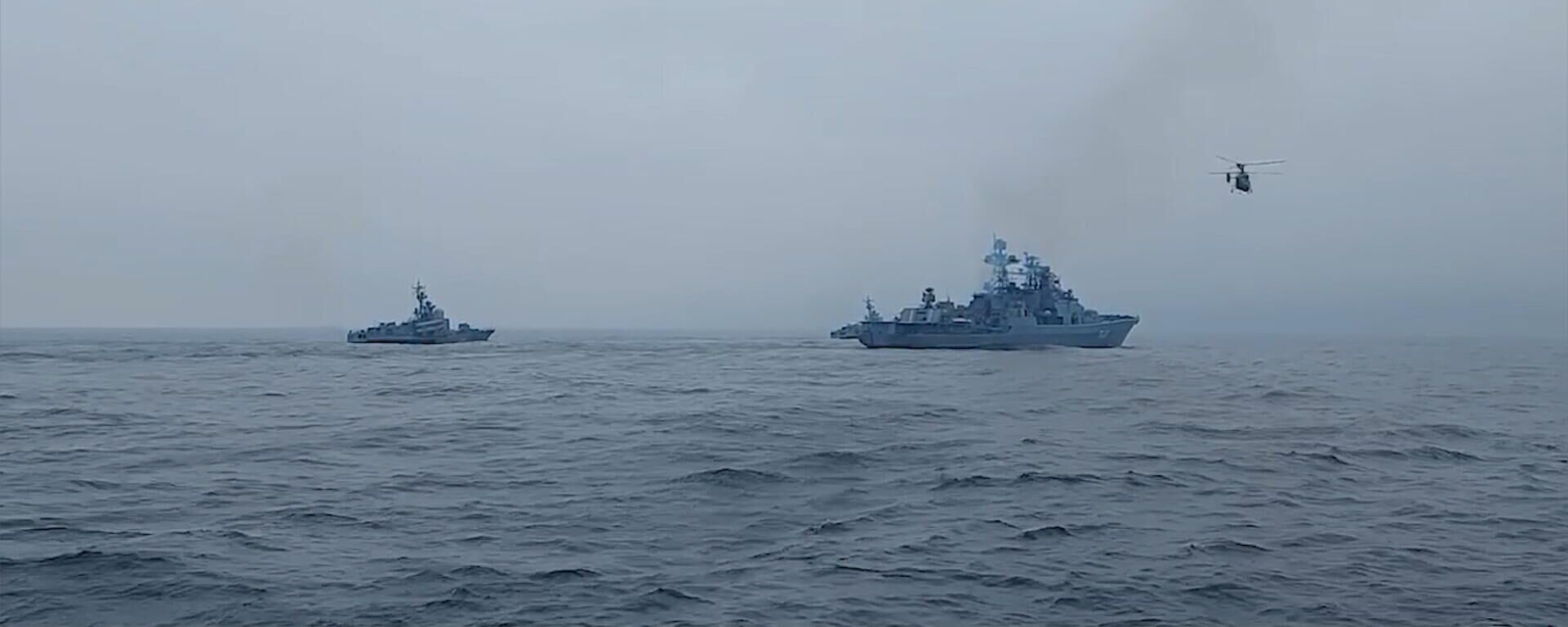 俄太平洋舰队舰艇在突击战备检查过程中对海上和空中目标进行了射击演练 - 俄罗斯卫星通讯社, 1920, 17.04.2023