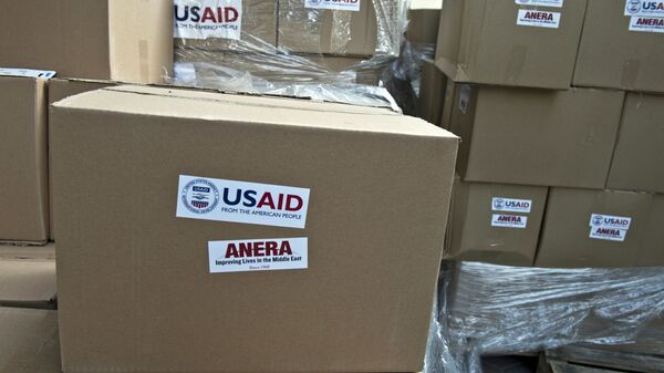 美国国际开发署 (USAID) 的人道主义援助（资料图片） - 俄罗斯卫星通讯社