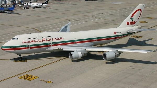 摩洛哥皇家航空公司的Boeing 747-400客机 - 俄罗斯卫星通讯社