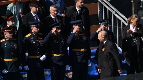 俄羅斯總統普京出席勝利日紅場閱兵 - 俄羅斯衛星通訊社