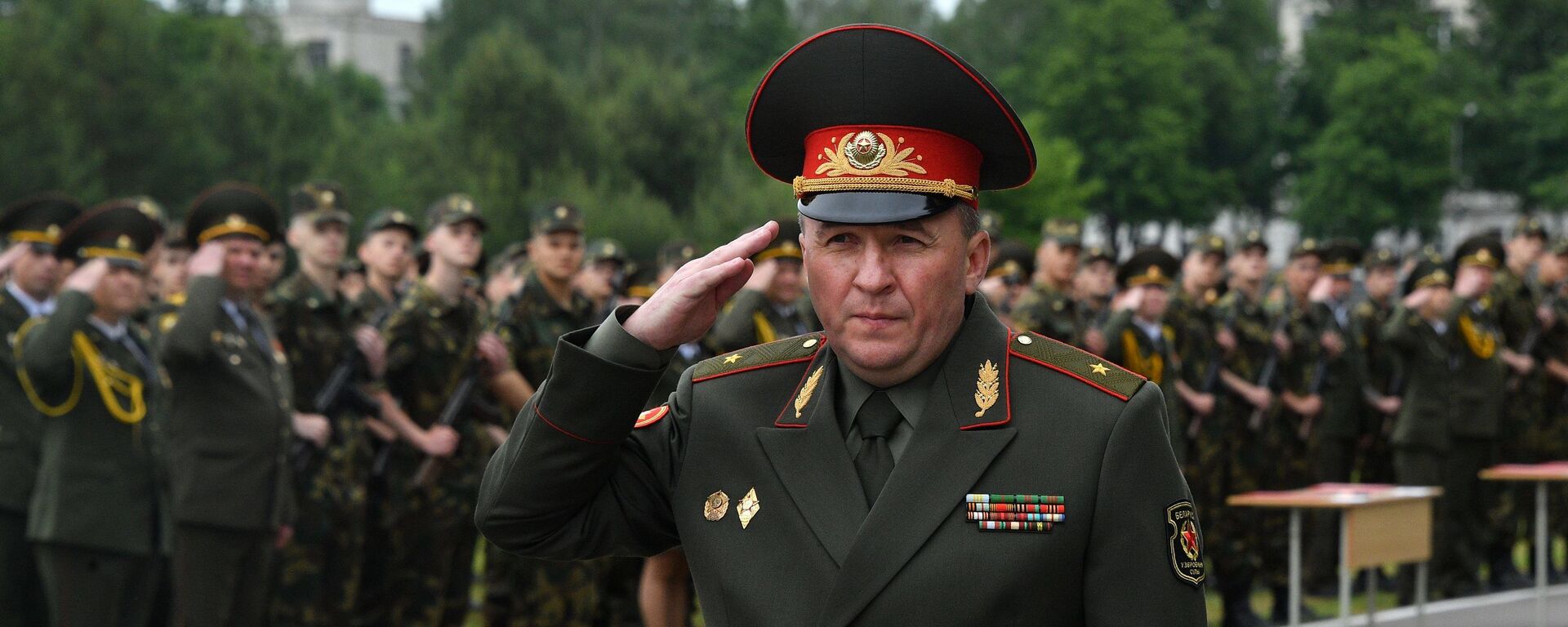 白俄羅斯國防部長赫列寧  - 俄羅斯衛星通訊社, 1920, 10.05.2023