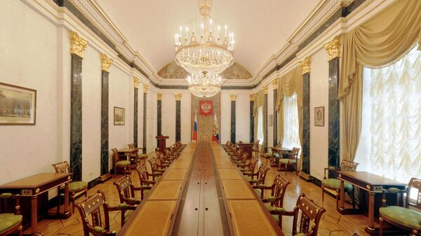 俄罗斯安全委员会会议厅（克里姆林宫）   - 俄罗斯卫星通讯社