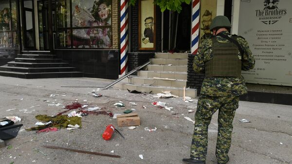 盧甘斯克市中心發生爆炸，據初步消息，有人受傷 - 俄羅斯衛星通訊社