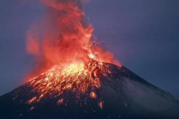 墨西哥波波卡特佩特火山喷发 - 俄罗斯卫星通讯社