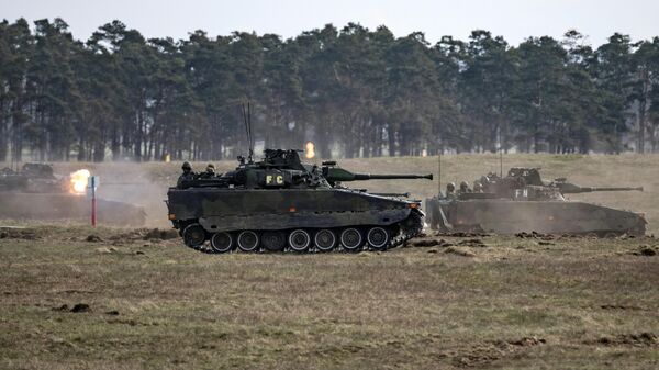 瑞典CV90裝甲戰鬥車 - 俄羅斯衛星通訊社