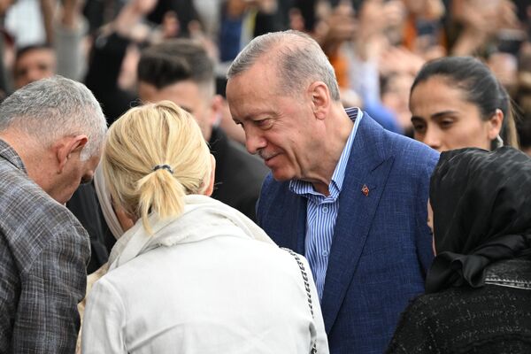 土耳其伊斯坦布尔，土耳其现任总统埃尔多安参加大选的第二轮投票 - 俄罗斯卫星通讯社