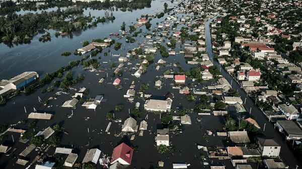 卡霍夫卡水电站部分损毁导致该州约1.5万栋房屋被水淹 - 俄罗斯卫星通讯社