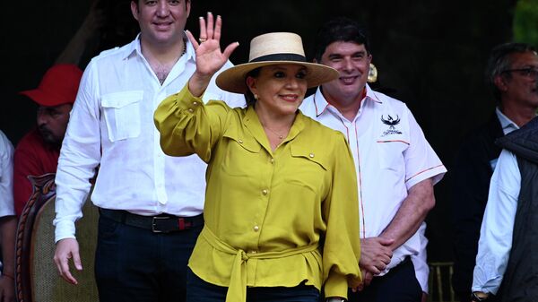 洪都拉斯總統希奧瑪拉·卡斯特羅 - 俄羅斯衛星通訊社