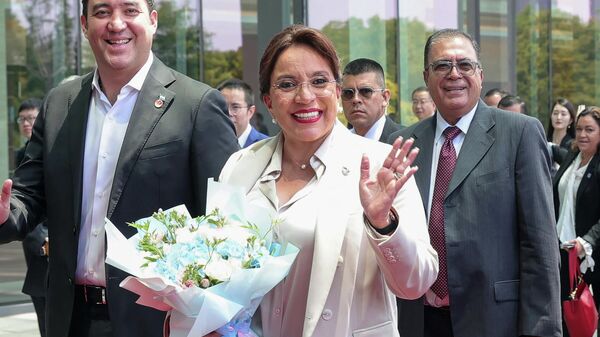 洪都拉斯總統希奧瑪拉·卡斯特羅 - 俄羅斯衛星通訊社