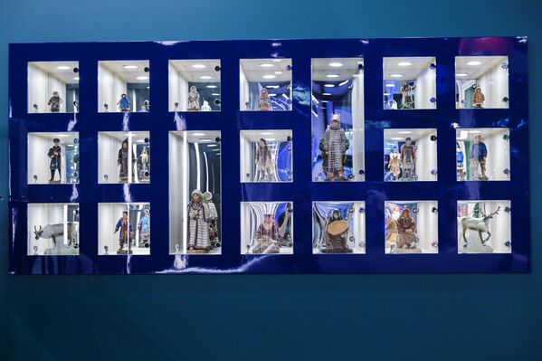 圣彼得堡国际经济论坛-2023展会上的北方民族形象展台。 - 俄罗斯卫星通讯社