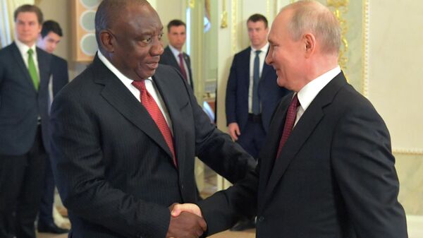 俄罗斯总统与非洲国家领导人代表团举行了会谈 - 俄罗斯卫星通讯社