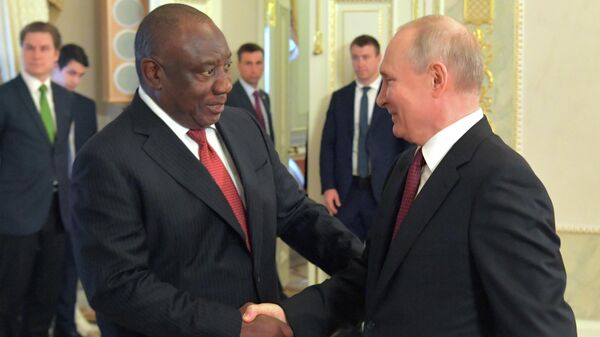 俄羅斯總統與非洲國家領導人代表團舉行了會談 - 俄羅斯衛星通訊社