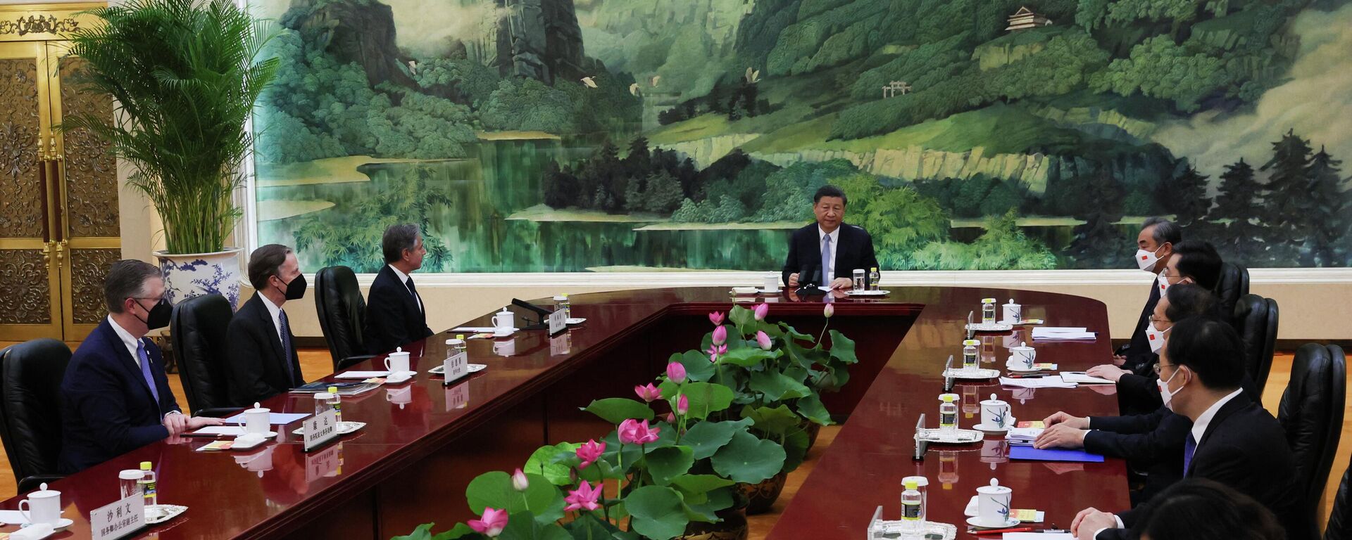Председатель КНР Си Цзиньпин проводит встречу с госсекретарем США Энтони Блинкеном - 俄羅斯衛星通訊社, 1920, 19.06.2023