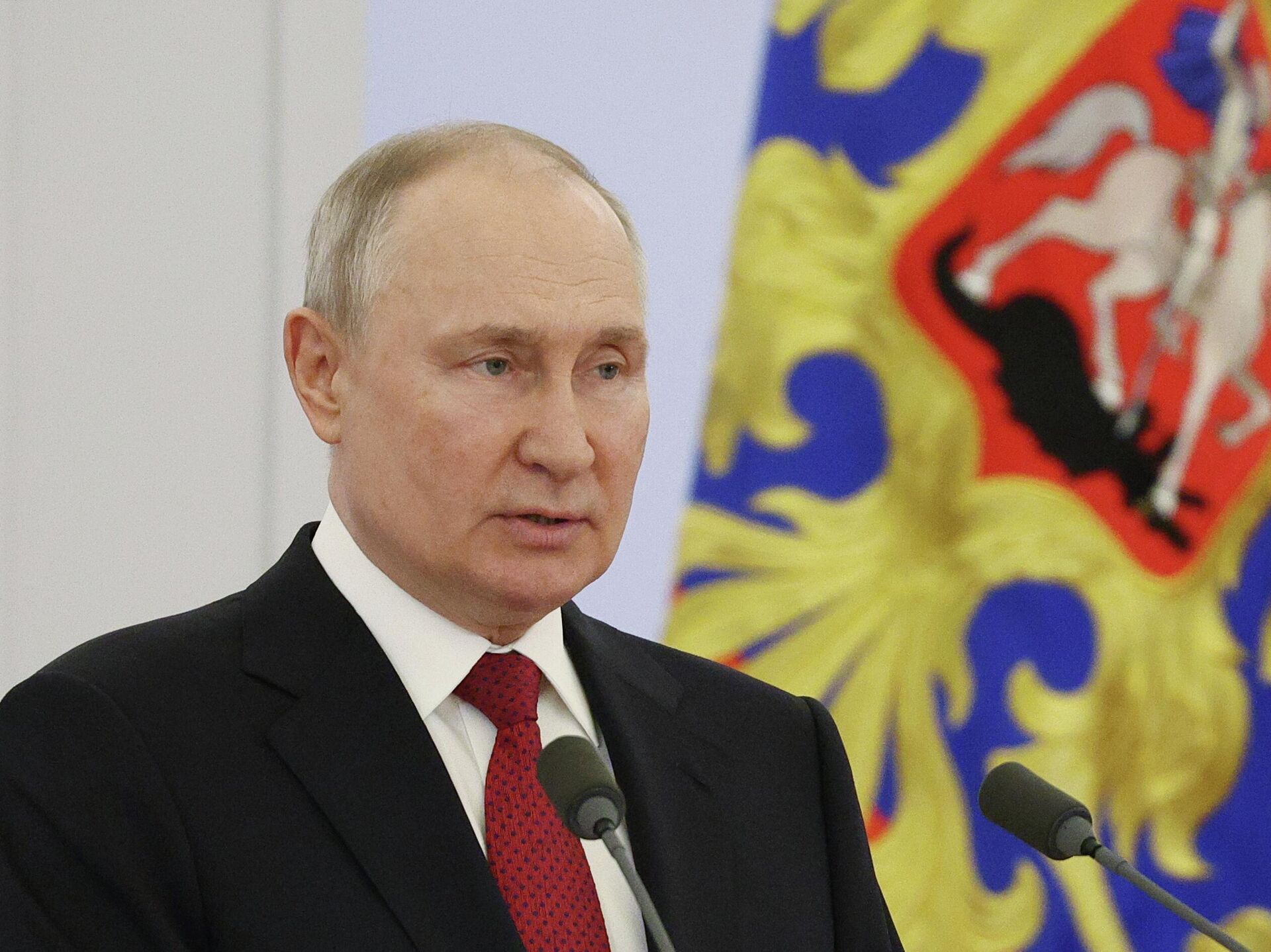 俄罗斯总统弗拉基米尔·普京发表讲话 - 2023年6月24日, 俄罗斯卫星通讯社
