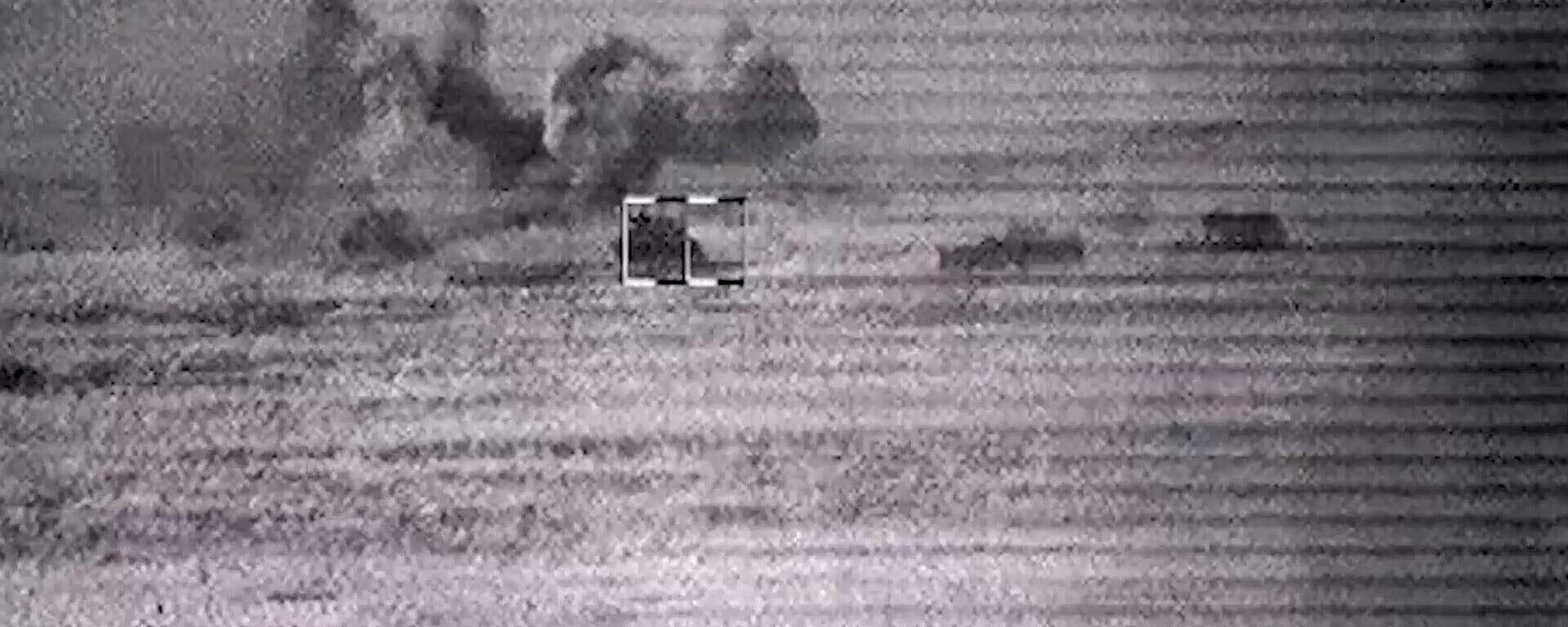 俄国防部发布一段俄空天军直升机摧毁乌军装甲车的视频 - 俄罗斯卫星通讯社, 1920, 28.06.2023