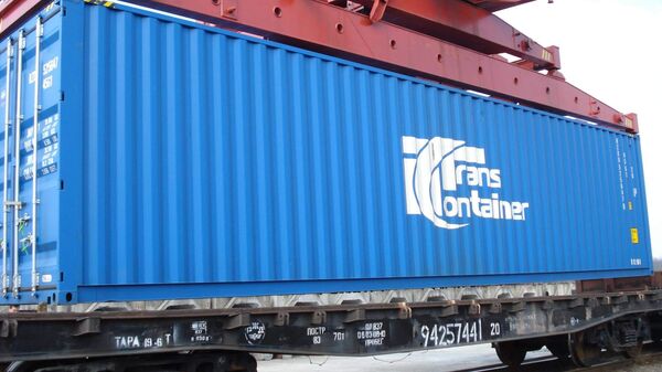 俄集裝箱運輸公司與中國合作夥伴推出廣州-外貝加爾斯克-卡盧加州的快速貨運業務 - 俄羅斯衛星通訊社
