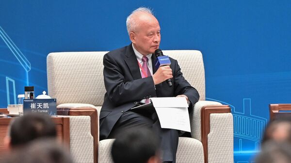 中國資深外交官、前駐美國大使崔天凱 - 俄羅斯衛星通訊社