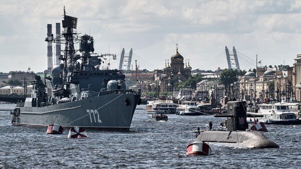俄罗斯海军阅兵主要活动将在圣彼得堡举行