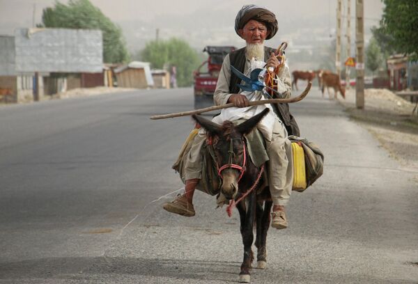 阿富汗巴达赫尚省路上的出行居民。 - 俄罗斯卫星通讯社
